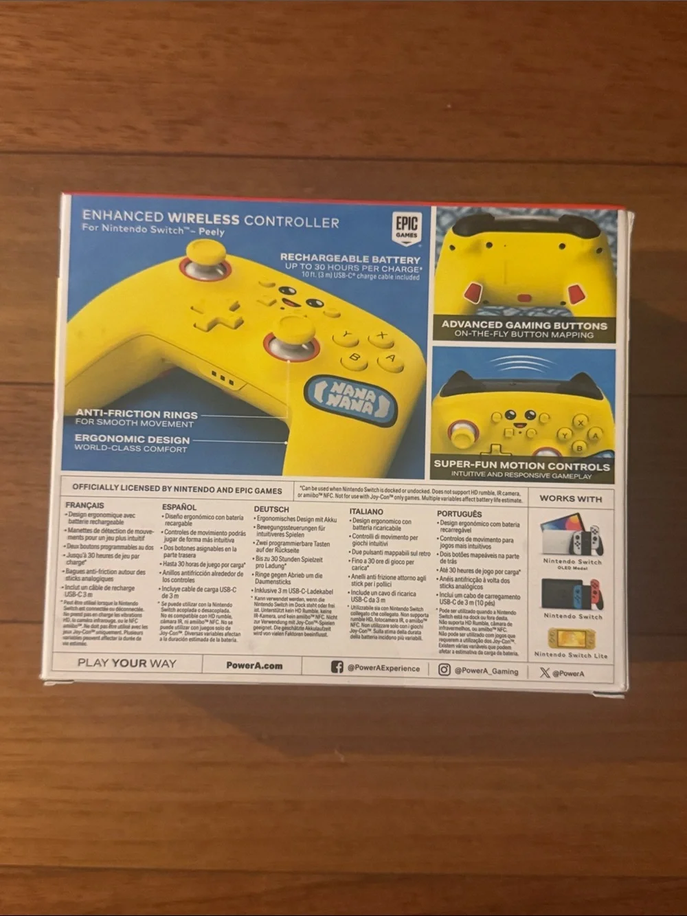 PowerA Fortnite Wireless Controller for Nintendo Switch - Bright Yellow